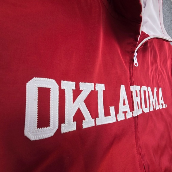 Oklahoma Sooners OU Womens XL Full Zip Track Jacket - Picture 2 of 7